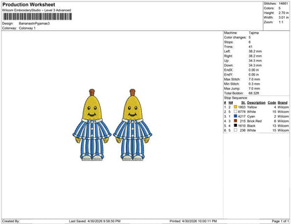 Bananas In Pyjamas