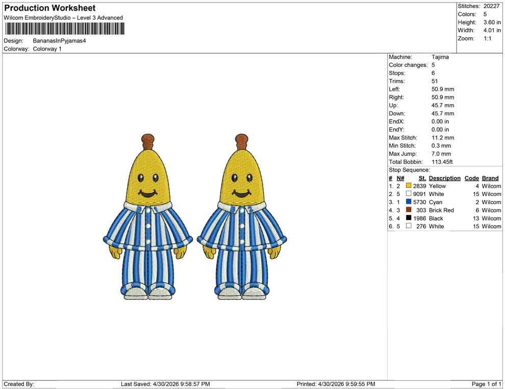 Bananas In Pyjamas