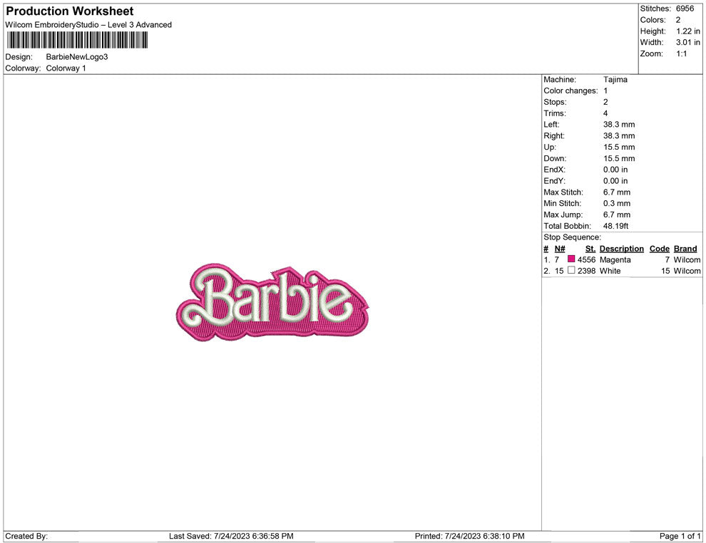 Barbie New Logo