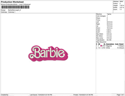 Barbie New Logo