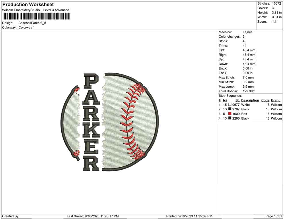 Baseball Parker
