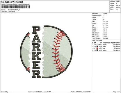Baseball Parker