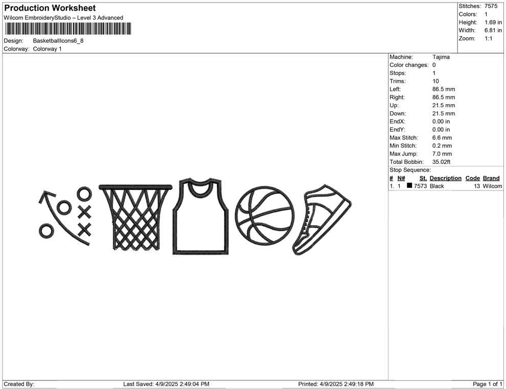 Basketball Icons