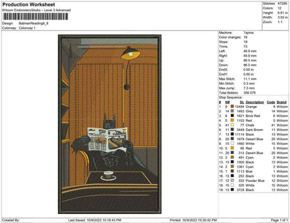 Batman Reading