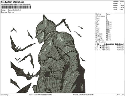 Batman Scribble
