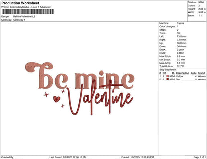 Be Mine Valentine