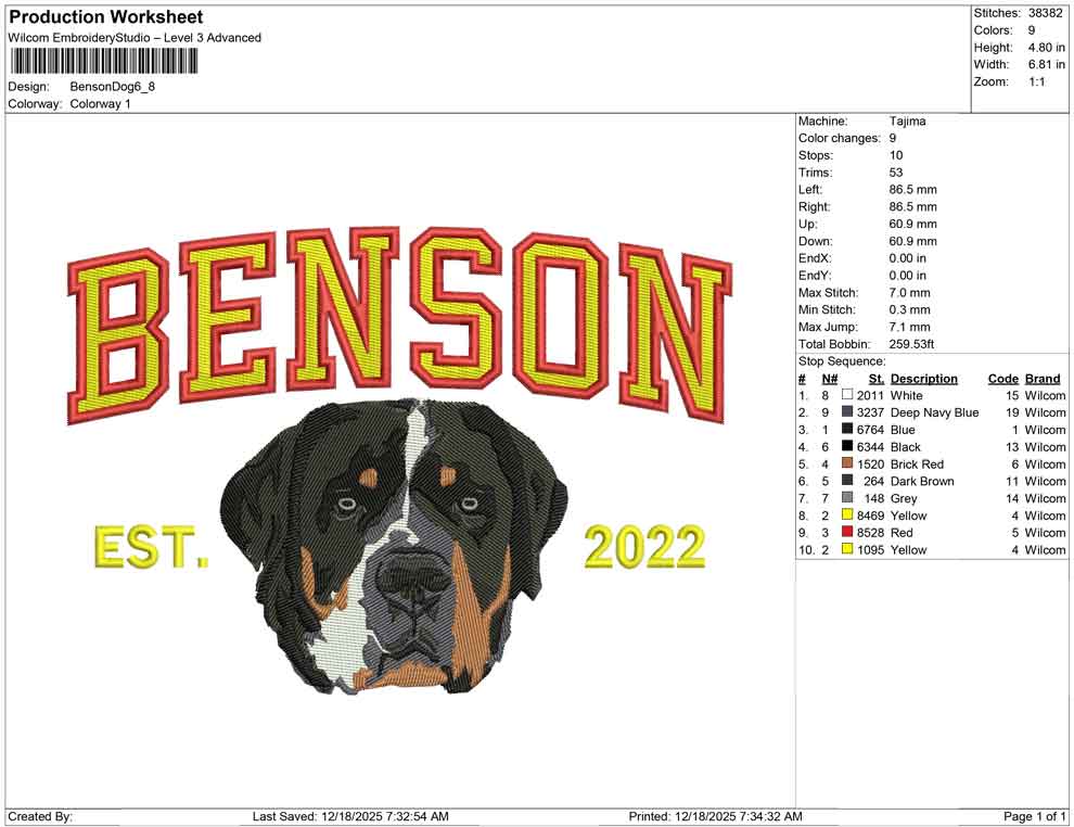 Benson Dog
