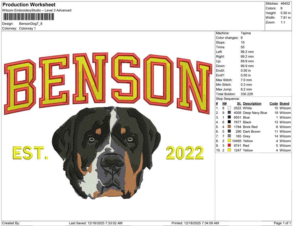 Benson Dog