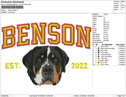 Benson Dog