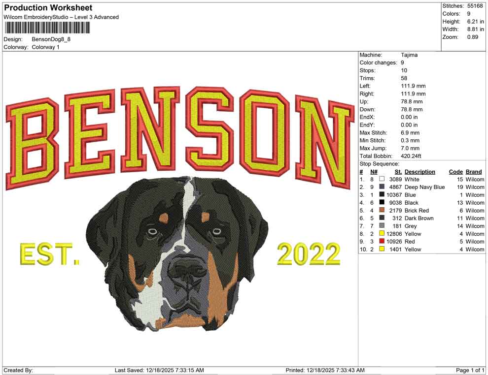 Benson Dog