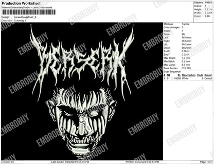 Berserk negative