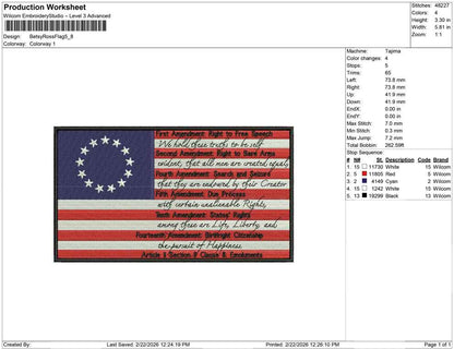 Betsy Ross Flag