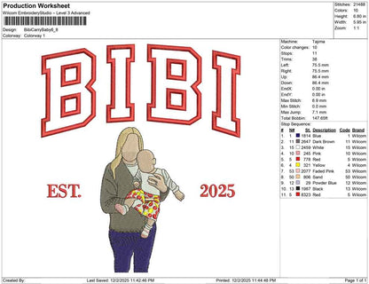 Bibi carry baby