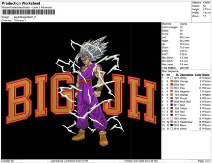 Big Jh Dragon ball