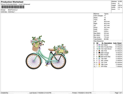 Bike Flower
