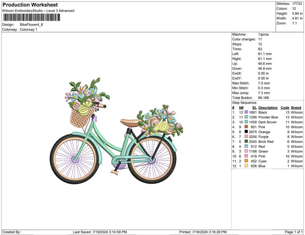 Bike Flower