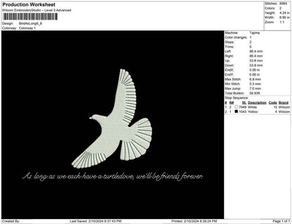 Bird As Long as