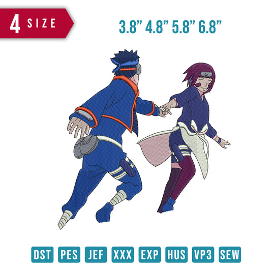Bito Uchiha And Rin Nohara