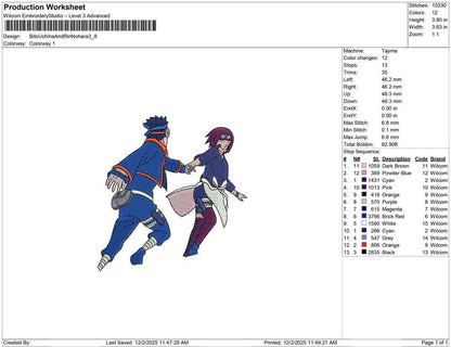 Bito Uchiha And Rin Nohara
