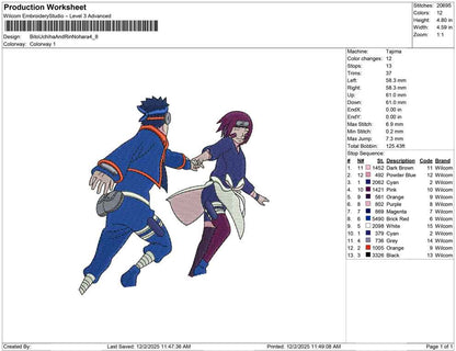 Bito Uchiha And Rin Nohara