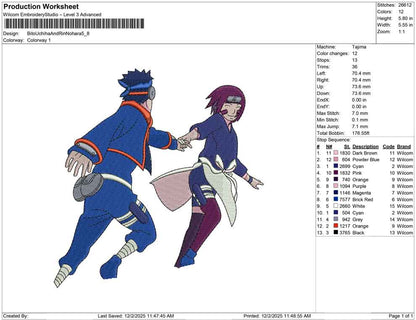 Bito Uchiha And Rin Nohara