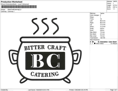 Bitter Craft Catering