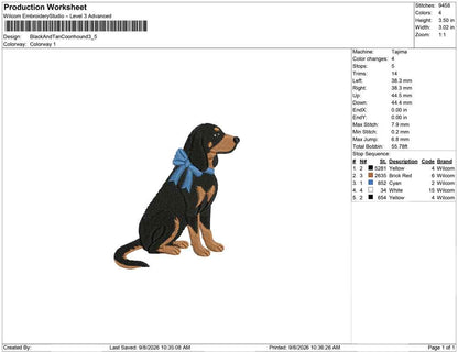 Black And Tan Coonhound
