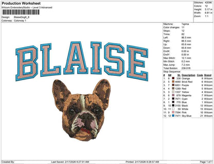 Blaise Dog
