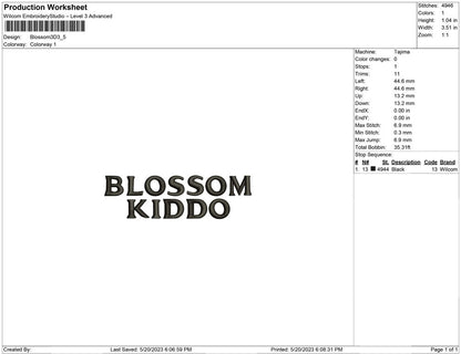 Blossom 3D