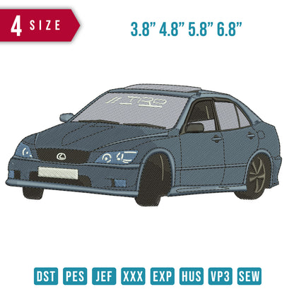 Blue car tro