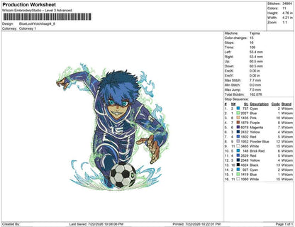 Blue Lock Yoichi Isagi