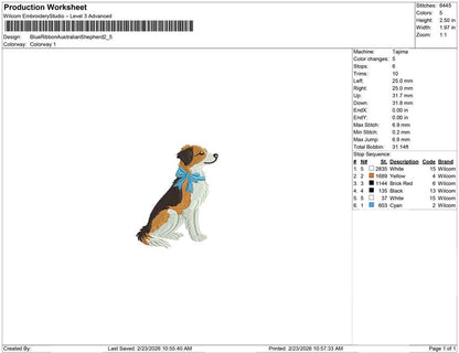 Blue Ribbon Australian Shepherd
