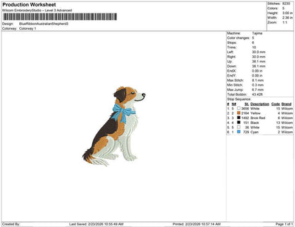 Blue Ribbon Australian Shepherd
