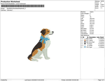 Blue Ribbon Australian Shepherd