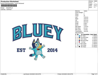 Bluey Est