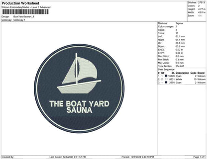 Boat Yard Sauna