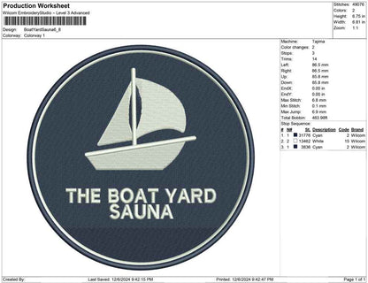 Boat Yard Sauna