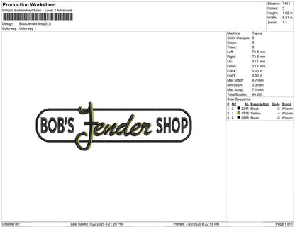 Bobs Jender Shop