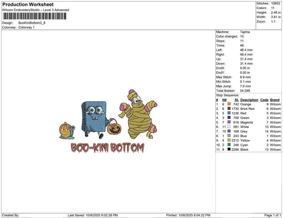 Boo Kini Bottom