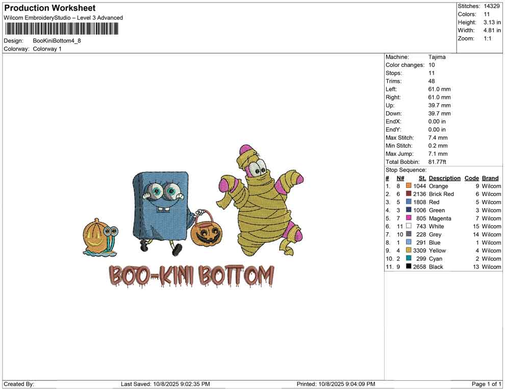 Boo Kini Bottom