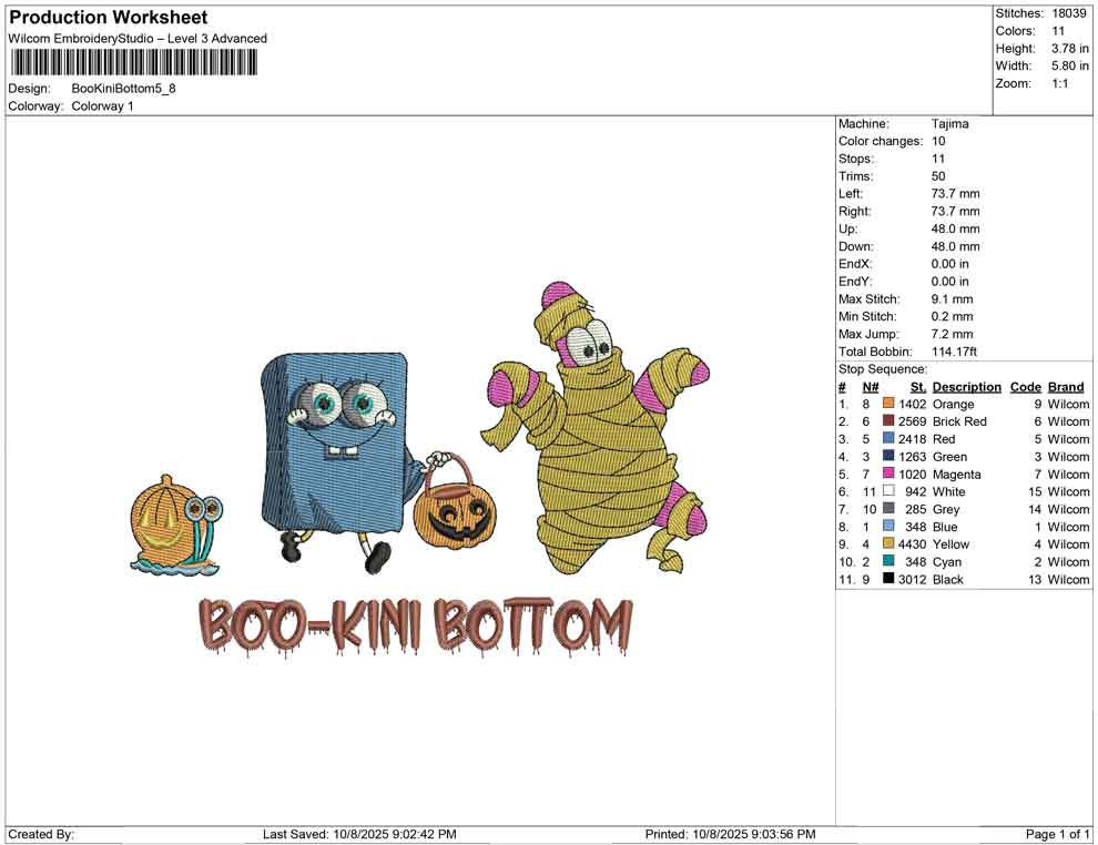 Boo Kini Bottom