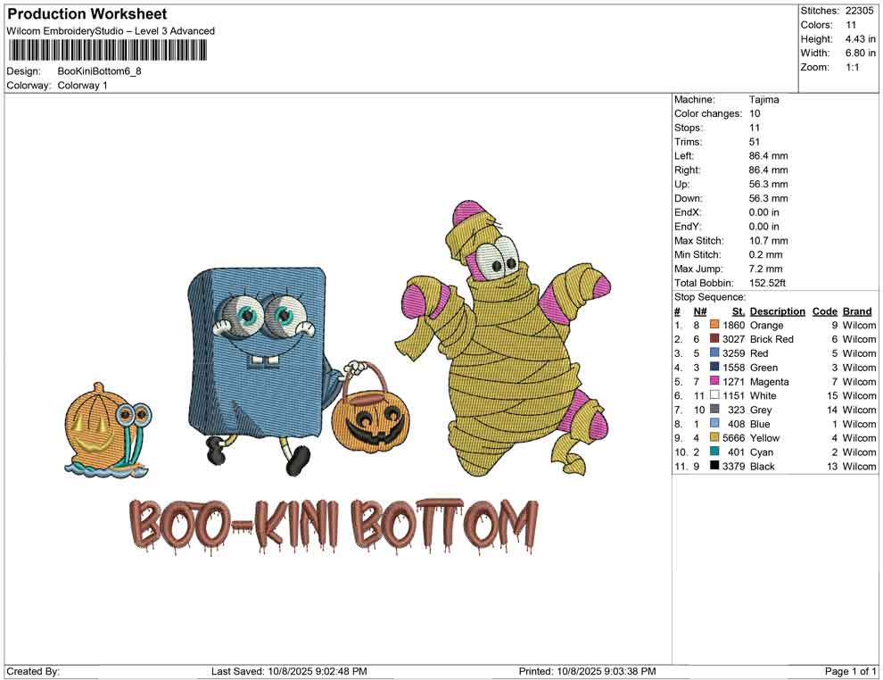 Boo Kini Bottom