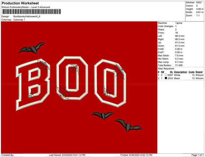 Boo Spooky Halloween