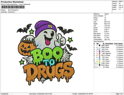 Boo To Drugs