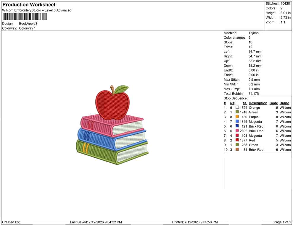 Book Apple
