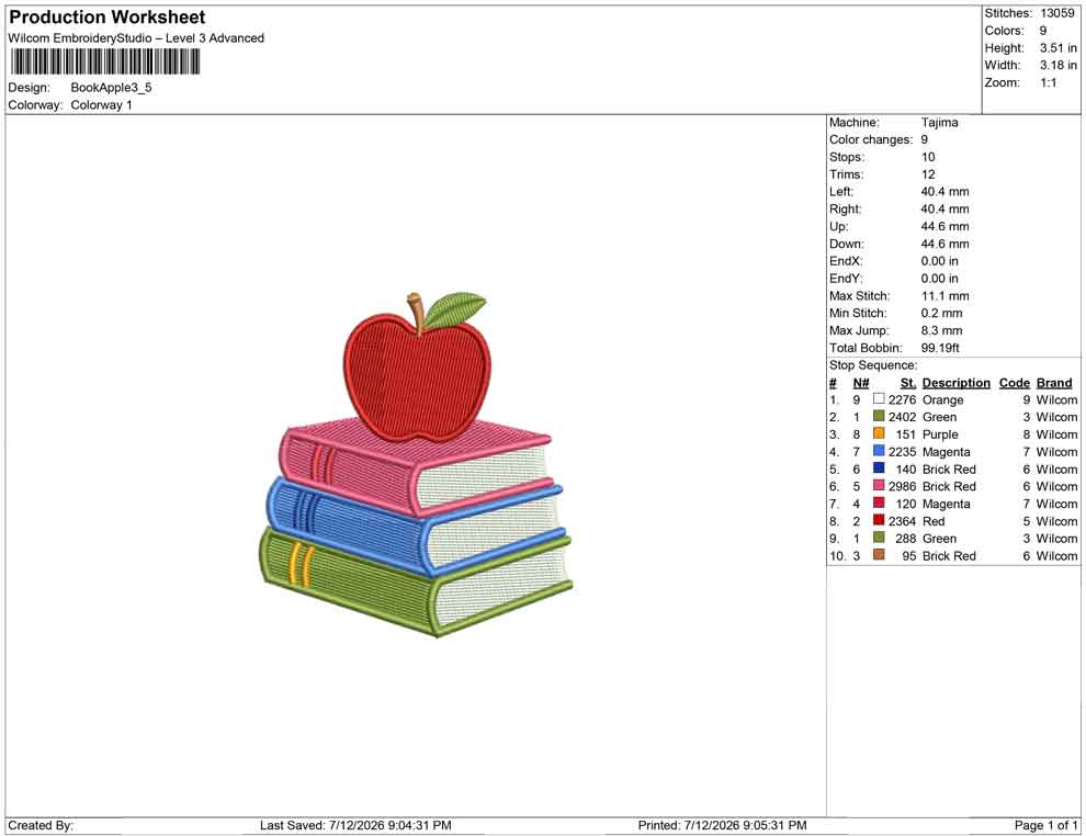 Book Apple