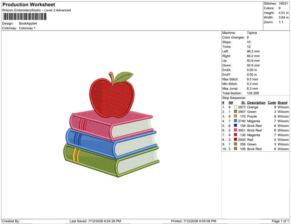 Book Apple