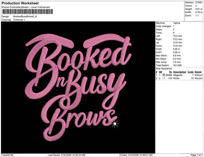 Booked Busy Brows