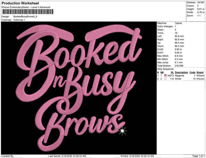 Booked Busy Brows