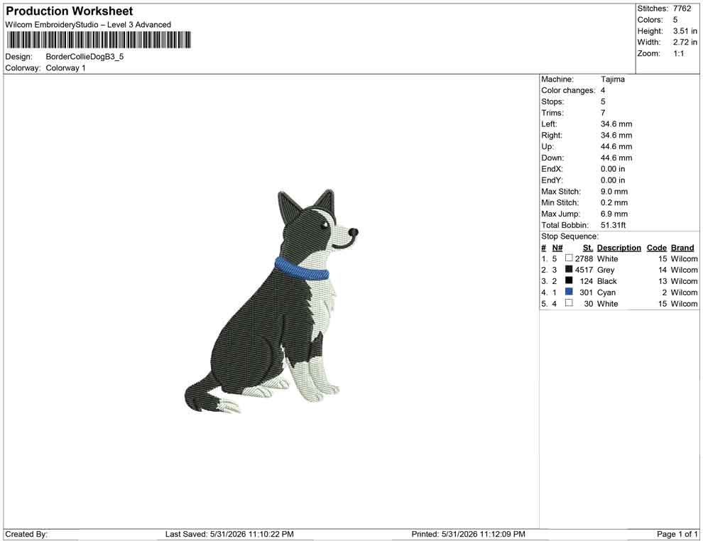 Border Collie Dog B